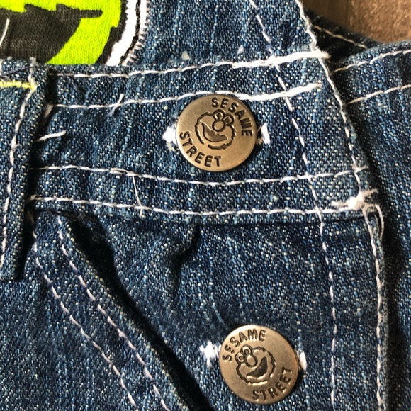Sesame Street 12m Jeans jumper sit. - Picture 6 of 7